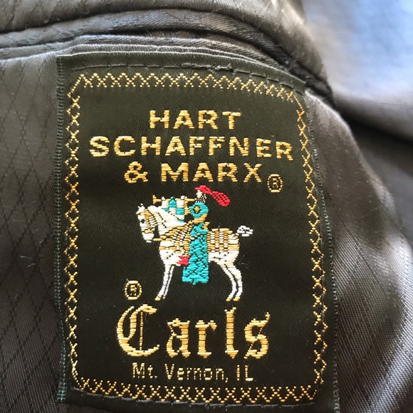 Hart Schaffner Marx - Custom Made Blue Blazer 40R. - Picture 4 of 5